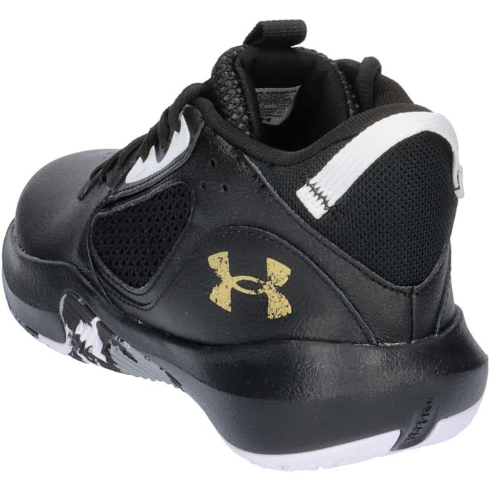 Кросівки баскетбольні Under Armour Lockdown 6 для дітей, чорні, 38 EU