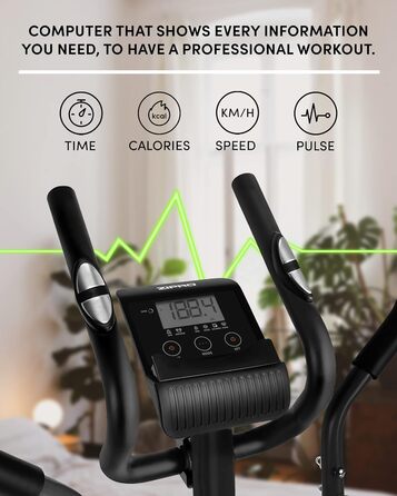 Орбітрек Zipro Crosstrainer Shox для дому, 8 рівнів навантаження, до 120 кг, кардіотренажер