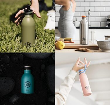 Пляшка для води 24Bottles Urban 1000 мл, нержавіюча сталь
