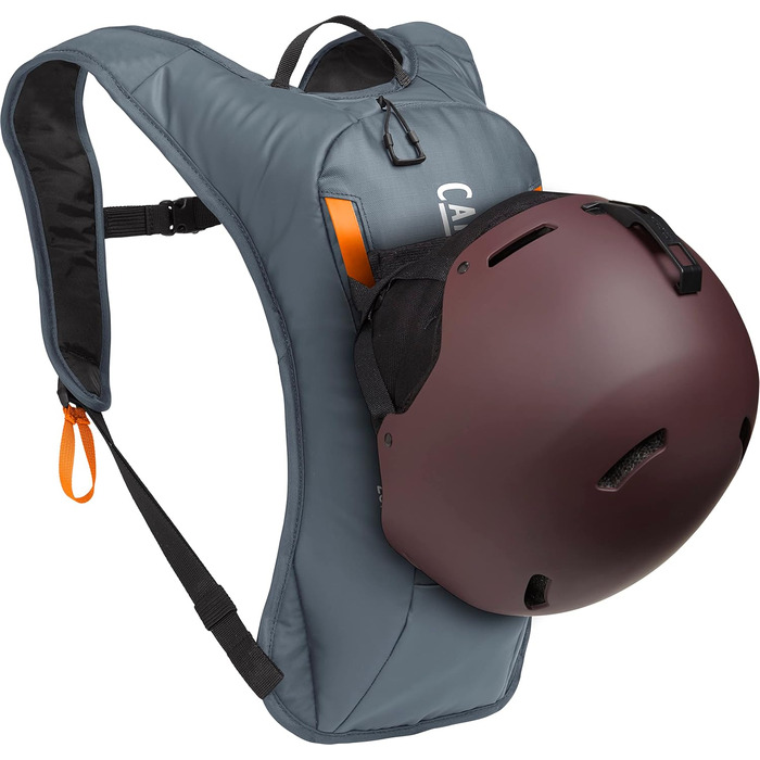 Гідраторний рюкзак CamelBak Zoid сірий/помаранчевий для спорту