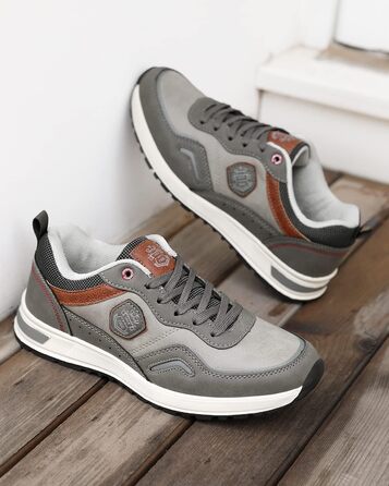 ARRIGO BELLO Кросівки чоловічі спортивні для прогулянок та активного відпочинку, легкі, розмір 41-46 (42 EU, A2 Grey)