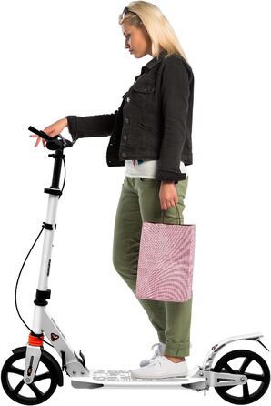 Скутер дорослий, складний, з регулюванням висоти, з поліуретановими колесами, для міста, для дівчаток та хлопчиків, підходить для ваги до 100 кг