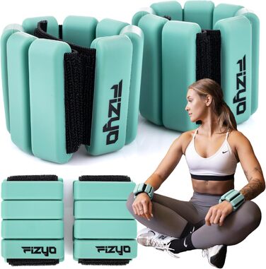 Набір регульованих важелів для зап'ястя Fizyo (2 шт.) – 225г, для йоги, танців, пілатесу, кардіо