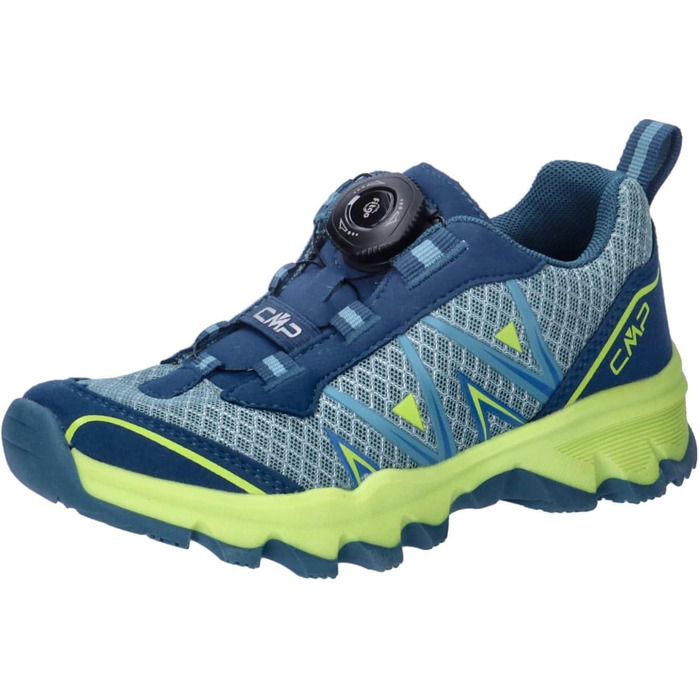 Дитячі трекінгові черевики CMP AKSA FITGO Fast (31 EU, Bluesteel Lime)