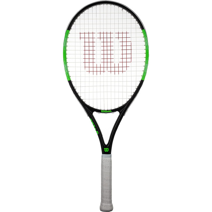 Тенісна ракетка Wilson Blade Elite 105 для дорослих, чорна/зелена/біла, розмір ручки 3 (4 3/8 дюйма)