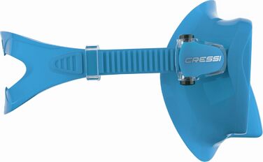 Маска для снорклінгу та дайвінгу Cressi F1, унісекс, без рамки, бірюзова
