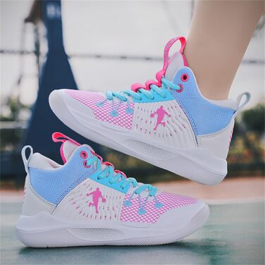 Баскетбольні кросівки TBJ для чоловіків та жінок. Зносостійкі, спортивні, тренувальні, не слизькі. Білий колір, розмір 40 EU