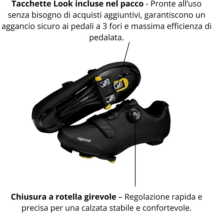 Велотуфлі Msport для чоловіків та жінок – дихаючі велотуфлі, сумісні з Peloton, SPD, SPD-SL та Look Delta педальними системами, 43 EU N04