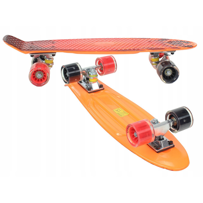 Пенні-борд Aurora з LED-колесами, 56x15 см, підшипники ABEC-7