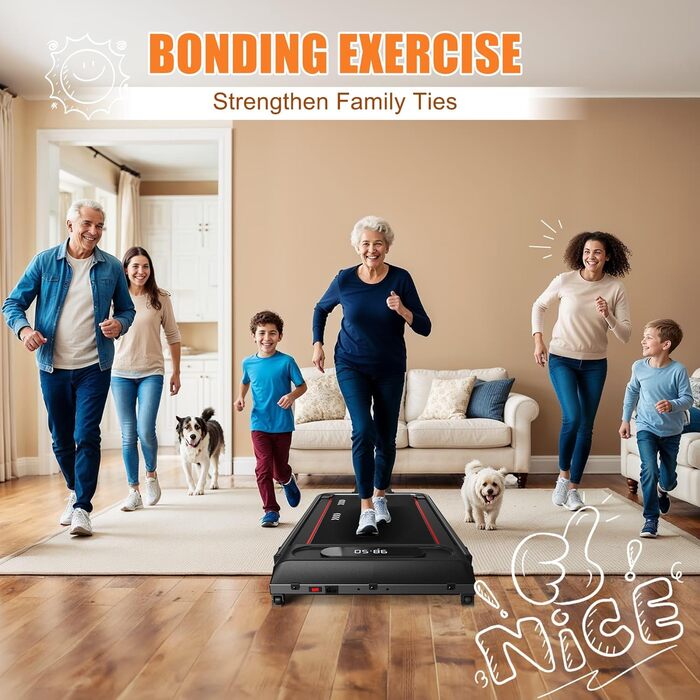 Бігова доріжка CharonFit для дому Walking Pad, 2,25 к.с., до 100 кг, нахил 4%, швидкість 1-10 км/год