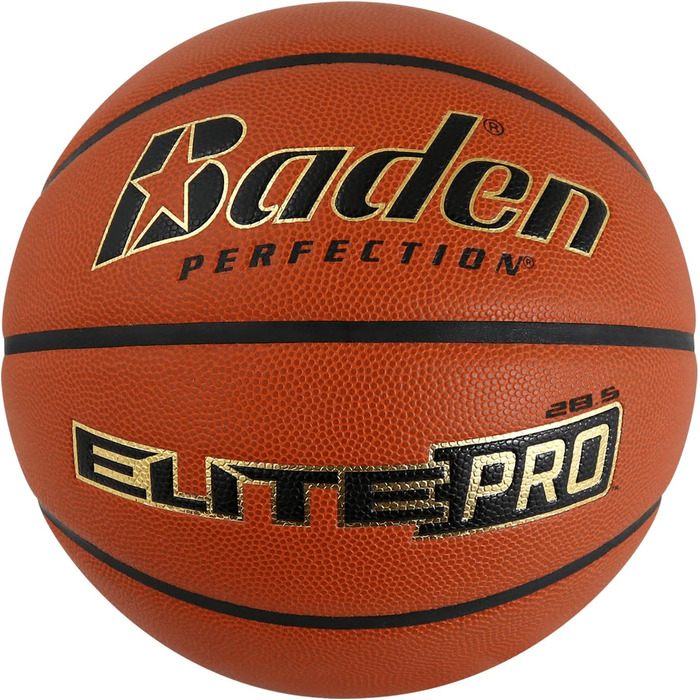 Баскетбольний м'яч Baden Elite Pro NFHS для залу, мікрофібра, офіційний розмір для школи
