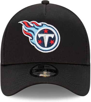 Кепка New Era NFL Tennessee Titans 9Forty A-Frame чорна, кепка бейсболка з вигнутим козирком, універсальний розмір