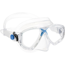 Маска Cressi Marea + трубка Cressi Mexico для снорклінгу та дайвінгу, унісекс, прозора/блакитна