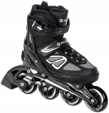 Регульовані ролики RAVEN Advance Black, розмір 38-42