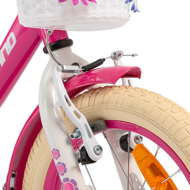 Дитячий велосипед Joystar, рожевий, 14 дюймів, з бічними допоміжними колесами