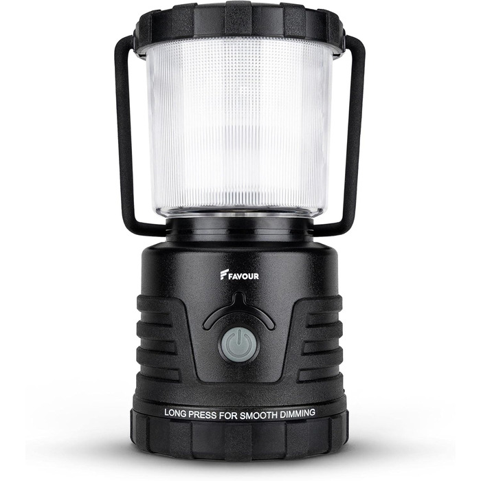 LED ліхтар для кемпінгу Favour Adventurer 1300 Lumen, IP64, регулювання яскравості, змінна колірна температура, акумуляторний, зелений