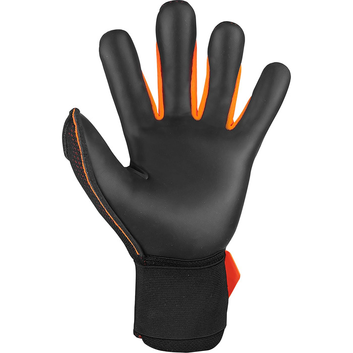 Воротарські рукавички Reusch Attrakt Infinity Airvent, чорні-оранжеві, розмір 8.5, унісекс, для дорослих