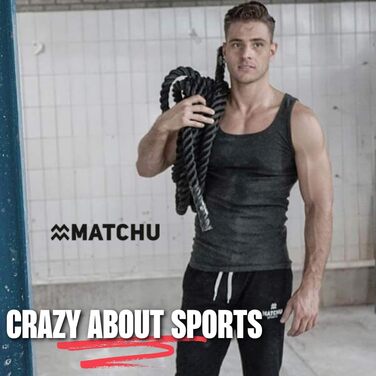 Батл-роуп Matchu Sports 9 м, 38 мм, поліестер, 8 кг, чорний – фітнес-канат для тренувань