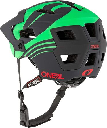 Шолом велосипедний O'NEAL Defender Nova All Mountain MTB, чорний/бірюзовий, розмір L/XL (58-61 см), 2020