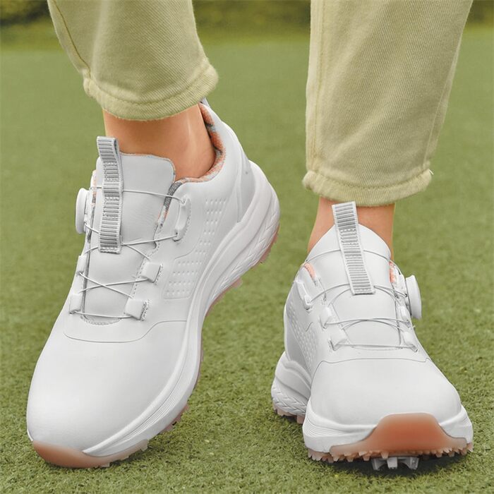 Жіночі гольф-туфлі зі штифтами, водонепроникні гольф-туфлі для жінок (41 EU, Рожевий)