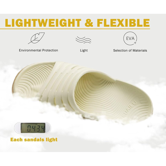 Жіночі сандалі KuaiLu для відновлення, ортопедичні з підтримкою склепіння стопи, бежево-хакі, 40 EU