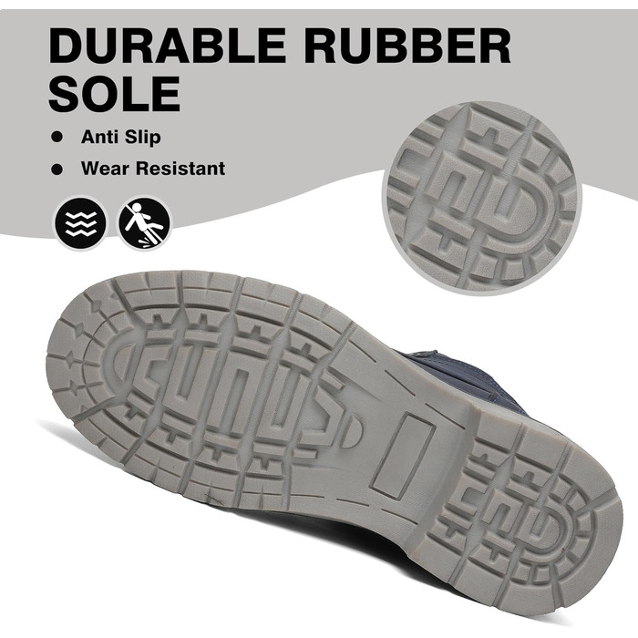 Зимові черевики Mishansha Herren для жінок. Теплі, водонепроникні, на шнурівці. Розмір 42 EU, темно-синій.