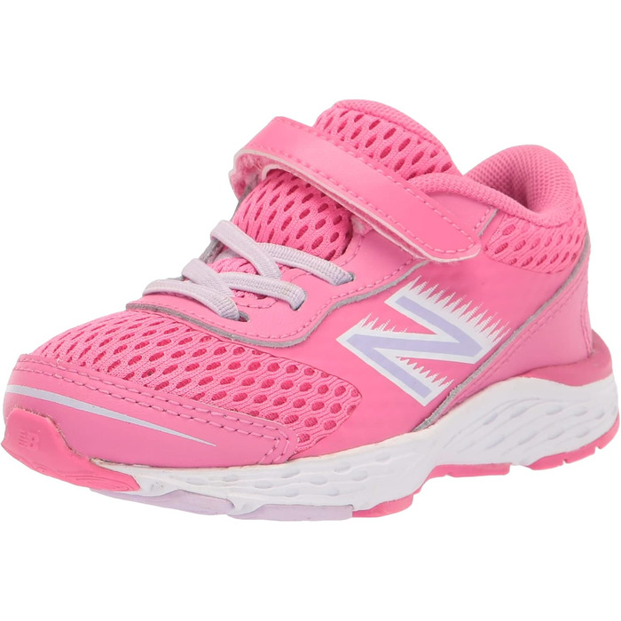 Дитячі кросівки New Balance 680 V6 для бігу, рожевий колір, ширина 22 EU