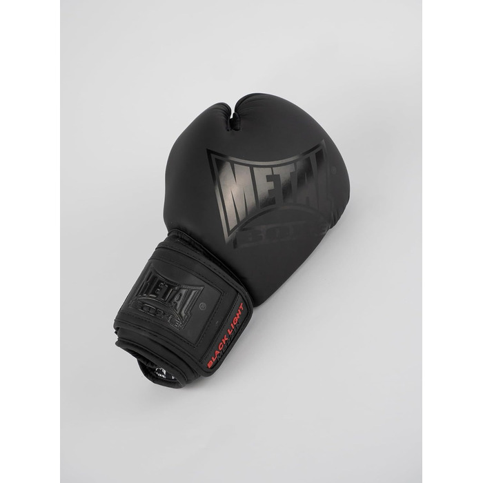 Боксерські рукавички Metal Boxe Super Entrainement Competition Black Light 10 унцій, чорні, для тренувань і змагань