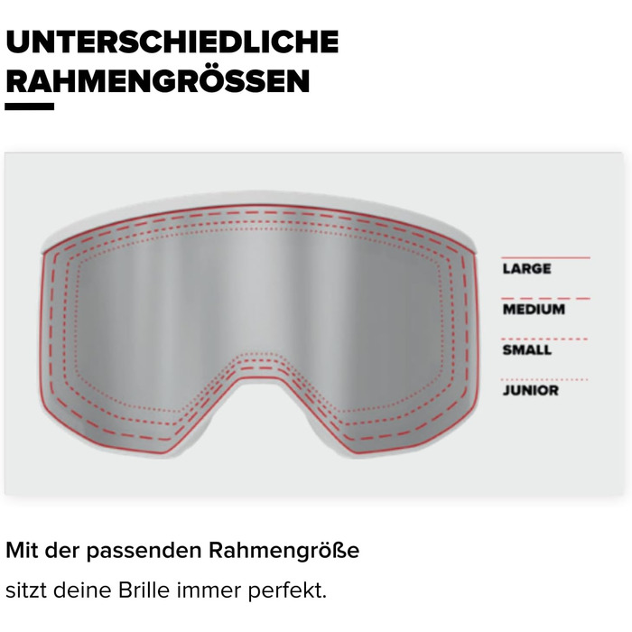 Atomic FOUR HD Skibrille: гірськолижні окуляри з великим полем зору (Deep Ocean)
