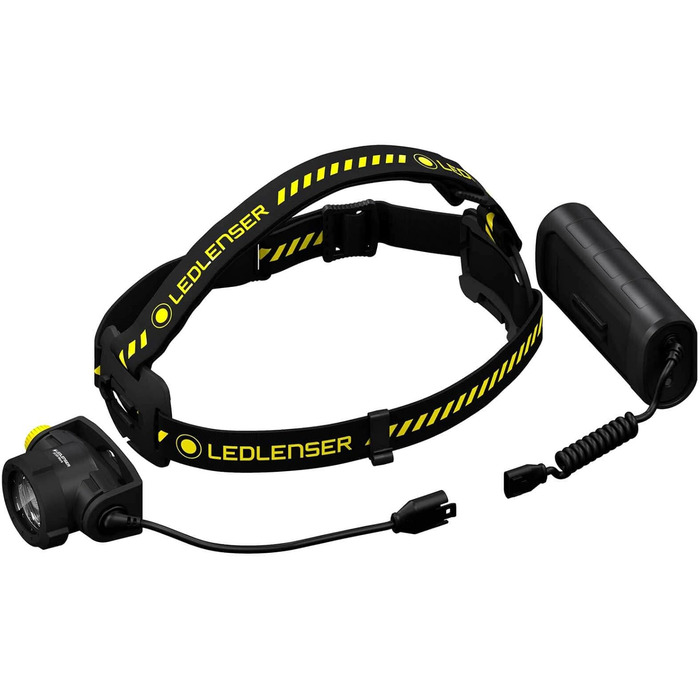Ліхтар налобний Ledlenser H15R Work чорного кольору, універсальний розмір