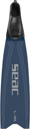 Ласти для фрідайвінгу та підводного полювання SEAC L-30 (47/48) сині - Технополімер, м'яка колодка, кут 30°