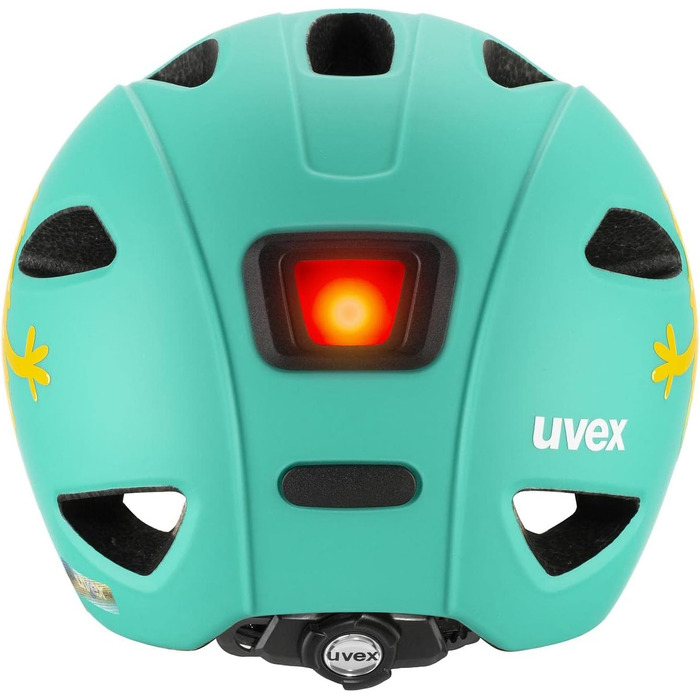 Дитячий велосипедний шолом uvex OYO Style Monster Lagoon, з боковим захистом, регульований розмір 45-50 см, матовий