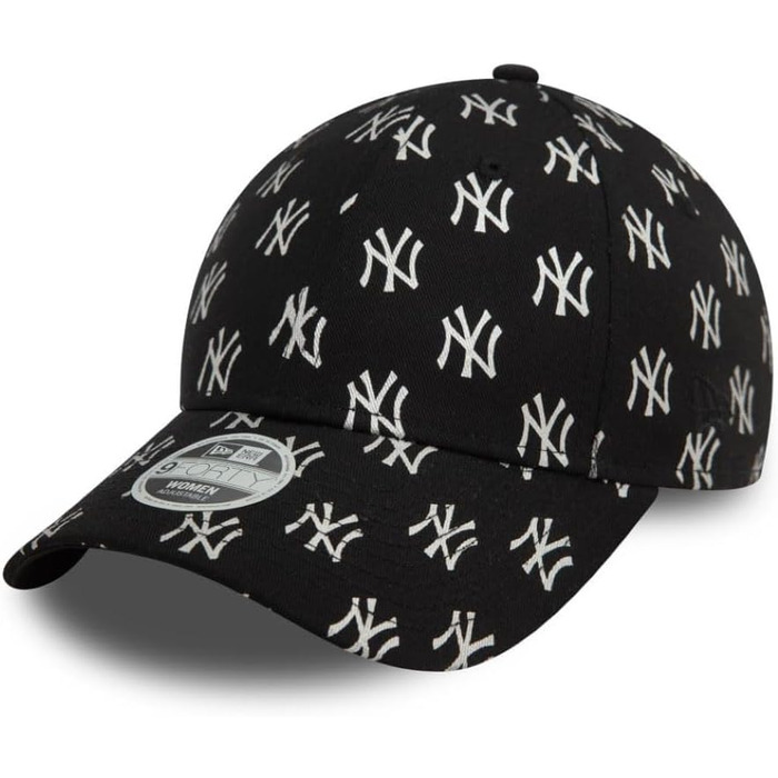Кепка New Era MLB з логотипом команди для жінок, регульована, вигнутий козирок, бейсболка NY LA, універсальний розмір (New York Yankees #36501, універсальний розмір)