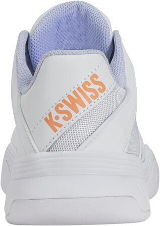 Кросівки для тенісу K-Swiss Court Express Carpet - унісекс, білі, персикові, розмір 33.5 EU