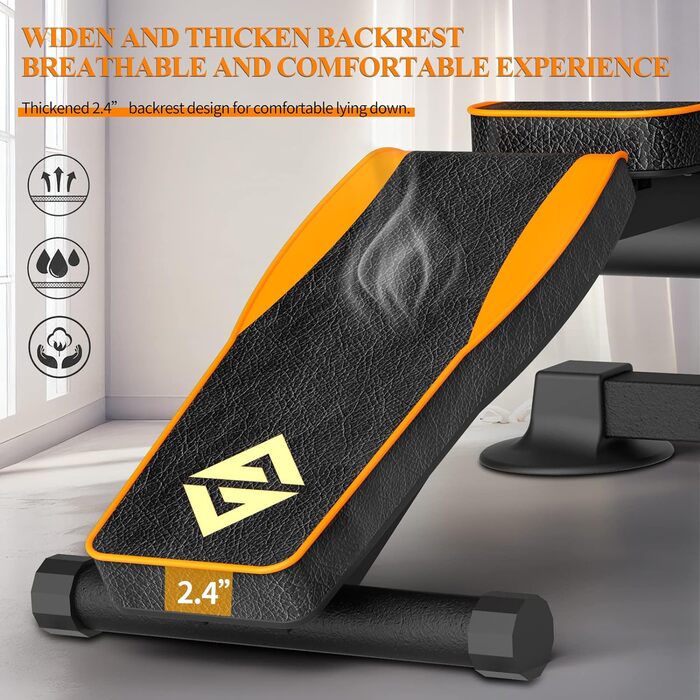 Регульована багатофункціональна лава для гантелей Z ZHICHI, складана тренажерна лава для вправ на весь тіло, посилена конструкція до 299 кг, для дому та спортзалу