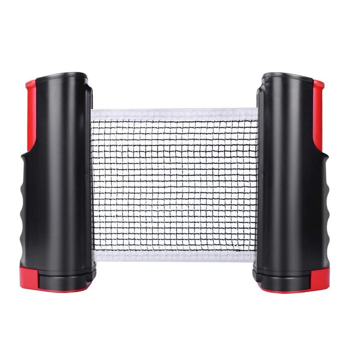 Сітка для настільного тенісу Sportout, регульована, знімається, замінна, для всіх типів столів, чорна