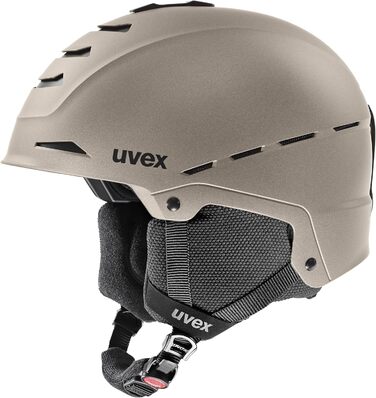 Гірськолижний шолом uvex Legend 2.0 для жінок і чоловіків, регульований розмір, покращена вентиляція, soft gold matt, 52-55 см