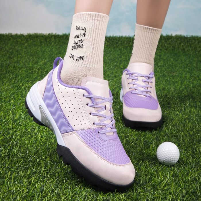 Водонепроникні дихаючі гольф-туфлі без шипів для жінок та чоловіків, 43 EU, фіолетовий
