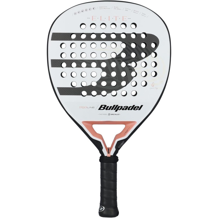 Падельна ракетка Bullpadel Elite W 24, чорна-біла, для жінок