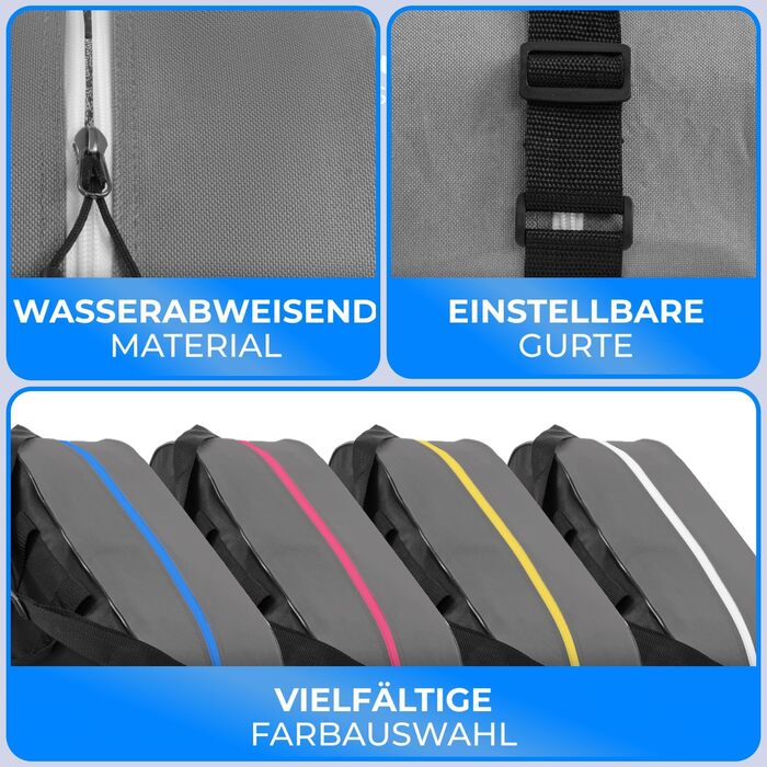 Сумка для ковзанів STYNGARD Montreal: для фігурного катання та інлайнів, чорно-біла, міцна