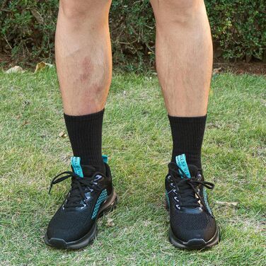 Кросівки чоловічі Hitmars з повітряною подушкою, розмір 39-48 (сітка, чорний/зелений)