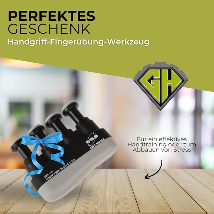 Тренування пальців HeroSports - тренажер для рук - інструмент для музикантів - індивідуальні тренування пальців - фітнес-тренажер для пальців з регульованим опором 4-7 фунтів - для зміцнення сили рук та пальців