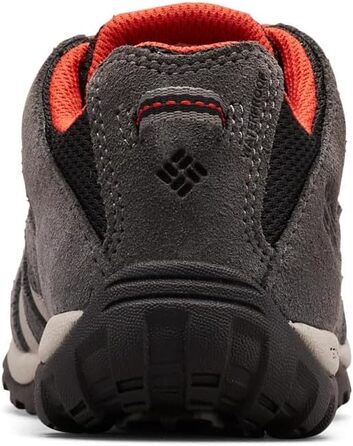 Дитячі трекінгові черевики Columbia Redmond Unisex, чорний/червоний (4 Big Kid)