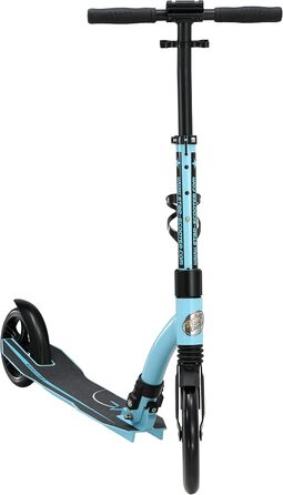 Самокат дитячий та дорослий STAR SCOOTER алюмінієвий, колеса 230мм, блакитний