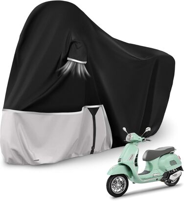 Водонепроникний чохол для мотоцикла Piaggio Vespa GTV GTS GT60/125/200/250/300 (з багажником) та без багажника, 420D Oxford, захист від дощу та сонця