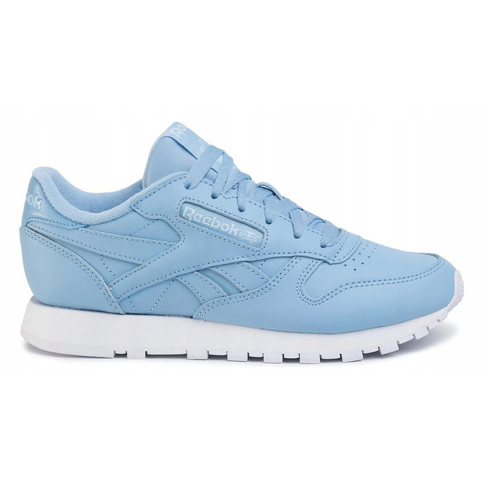 Жіночі шкіряні кросівки Reebok Classic Leather CL LTHR, сині, розмір 35,5