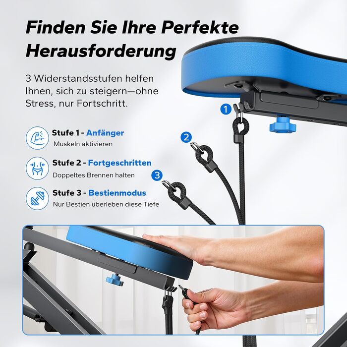 MERACH 2-в-1 тренажер для присідань та тяги, складаний, сірий (R07)