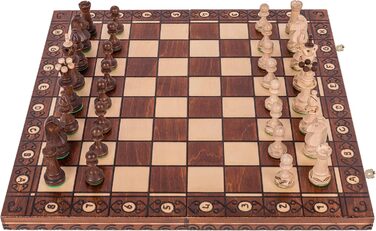 Шахи Consul з дерев'яною дошкою 48x48 см, фігури з дерева