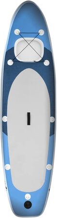 Надувна SUP-дошка CIADAZ 330x76x10 см, морська синя, комплект з веслом, сидінням та аксесуарами для сап-серфінгу