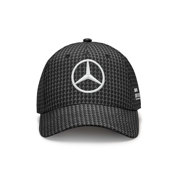Кепка Mercedes AMG Petronas Formula One Team 2023 Lewis Hamilton Collection, чорна, універсальний розмір